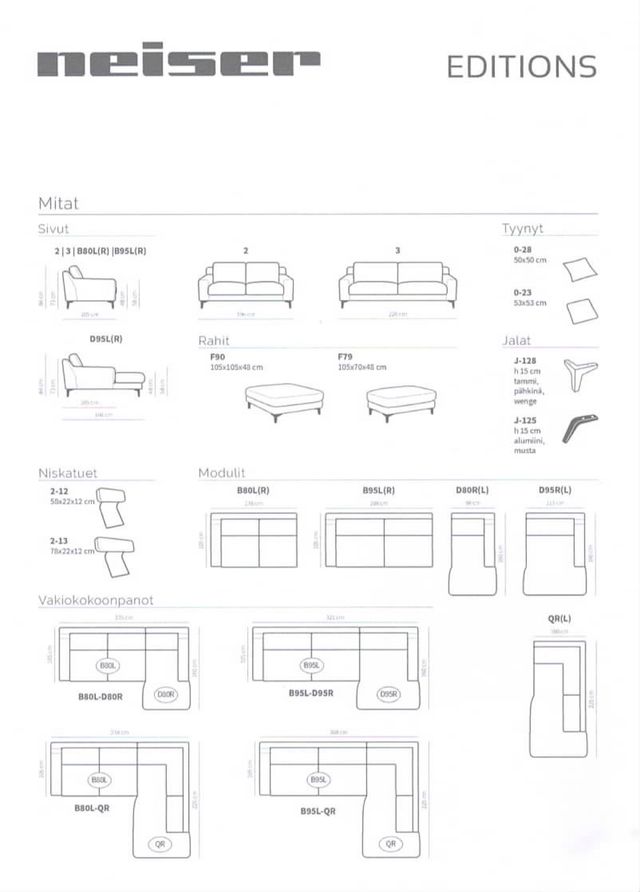 Editions modulisohva